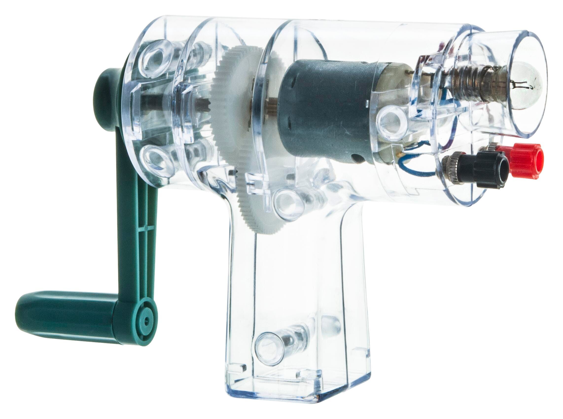 Hand Generator with Light and Banana Terminals